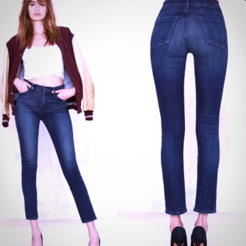 AgoldE Camille high rise crop jean